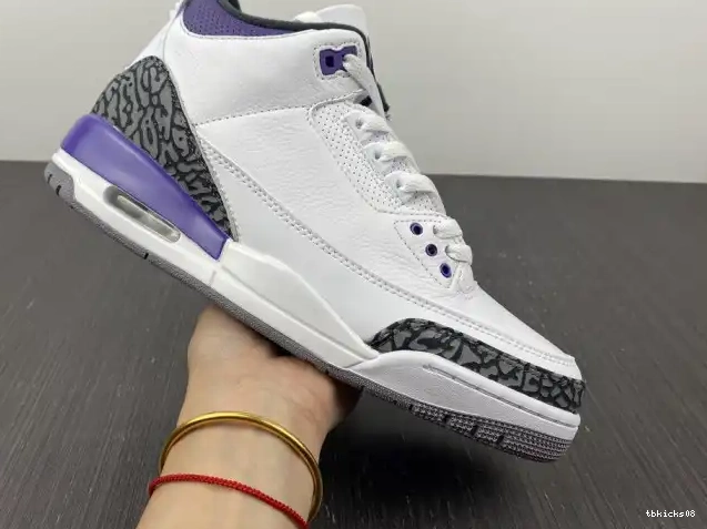 Cheap TBkick 3 'Dark Jordan Retro Iris' CT8532-105 Air 0608